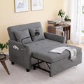 Sleeper Sofa Bed, 3 in 1 Convertible Sleeper Couch Bed Pull Out, Small Loveseat Sofa, Futon Sofa Bed Full Size, 46" Velvet Love Seat
